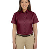 Ladies' Easy Blend™ Short-Sleeve Twill Shirt with Stain-Release