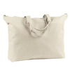 Canvas Zippered Book Tote
