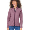 Women's Venture Heathered Stripe Full-Zip Jacket