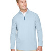 Men's CrownLux Performance® Clubhouse Micro-Stripe Quarter-Zip Pullover