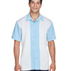 Men's Two-Tone Camp Shirt