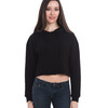 Women's Cropped Fleece Hooded Sweatshirt