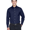 Men's Tall Crown Collection® Solid Stretch Twill Woven Dress Shirt