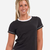 Women's Contrast Stitch Baby Tee