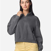 Women's Garment-Dyed Mid-Length Quarter-Zip Sweatshirt