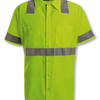 Men's High Visibility Safety Short Sleeve Work Shirt