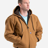 Men's Tall Highland Washed Cotton Duck Hooded Jacket