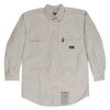 Men's Tall Flame-Resistant Down Plaid Work Shirt