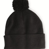 12" Pom-Pom Cuffed Beanie
