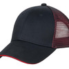 Double Mesh Snapback Sandwich Bill Cap