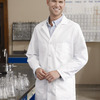 Unisex Button Front Lab Coat