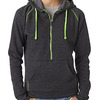 Ladies' Triblend Half-Zip Fleece Hood