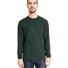 Unisex Sueded Long-Sleeve Crew