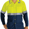Men's Tall Enhanced & Hi-Visibility Long Sleeve Work Shirt