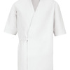 Men's Collarless Poplin Butcher Wrap