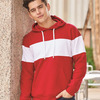 Men's Varsity Fleece Colorblocked Hooded Sweatshirt