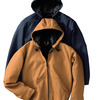 Men's Blended Duck Zip-Front Hooded Jacket