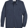 Men's Industrial Cotton Long Sleeve Work Shirt