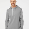 Men's Textured Mixed Media Midweight Hooded Sweatshirt