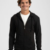 Unisex Beach Full-Zip Hooded Long Sleeve T-Shirt