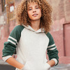 Unisex NuBlend Varsity Color-Block Hooded Sweatshirt