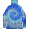 Unisex Tie-Dyed Hooded Long Sleeve T-Shirt