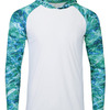 Men's Biloxi Performance Colorblocked Hooded Long Sleeve T-Shirt