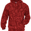 Unisex Tie-Dyed Triblend Hooded Sweatshirt